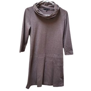 TIANA B | Brown Long Sleeve Midi Dress | Small